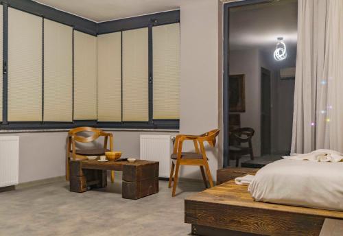 Katil atau katil-katil dalam bilik di Macartaşı Hotel