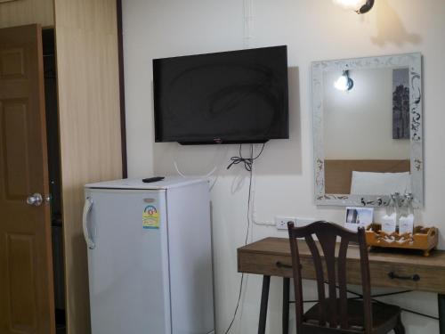 Η κουζίνα ή μικρή κουζίνα στο Luckswan Boutique Chiang Rai - SHA Extra Plus
