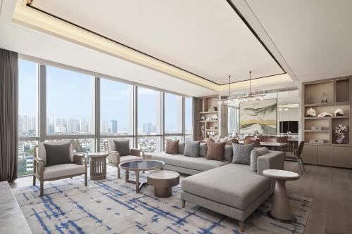 Χώρος καθιστικού στο Four Points by Sheraton Suzhou, Wuzhong