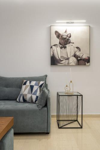 Χώρος καθιστικού στο Elegant Oasis 2 BR Apt near the Marina & the Beach