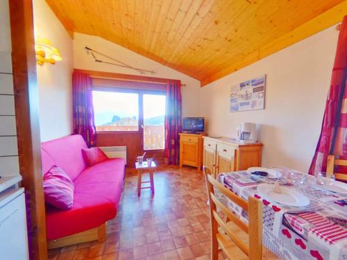 Appartement cosy 2 pièces cabine avec balcon - 6 personnes, proche pistes et ESF - Hauteluce - FR-1-594-214