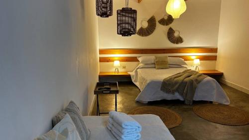Villas de Cieneguillaにあるベッド