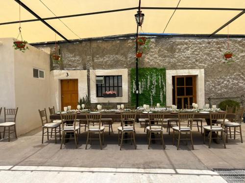 Εστιατόριο ή άλλο μέρος για φαγητό στο Casa Díaz Habitacion Zafiro