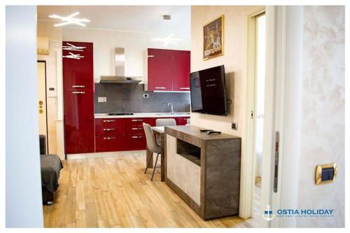 Dapur atau dapur kecil di Appartamento Galeoni