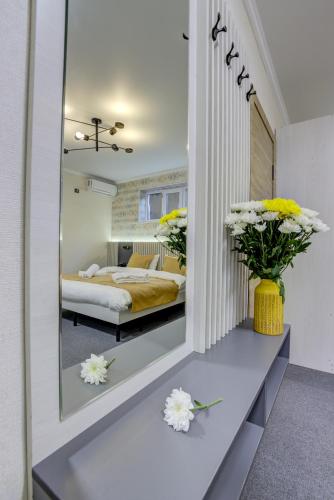 Postel nebo postele na pokoji v ubytování Viva Hotel