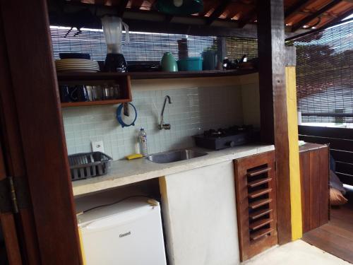 Küche/Küchenzeile in der Unterkunft Casa Manhapeba