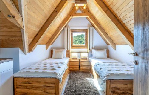 Postel nebo postele na pokoji v ubytování Beautiful Home In Barlete With Wifi