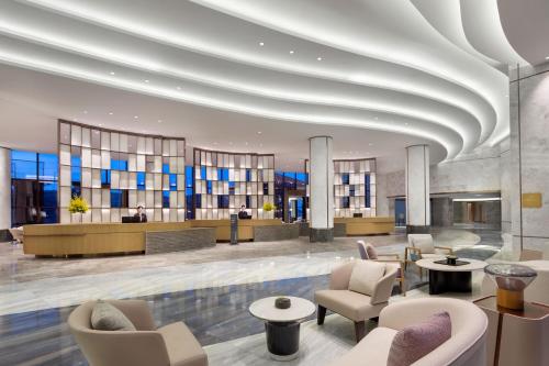 Zona de estar de Crowne Plaza Zhoushan Seaview by IHG
