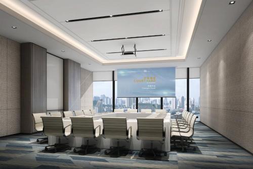 Kawasan bisnes dan/atau bilik persidangan di Courtyard by Marriott Chengdu South