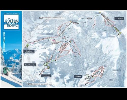 Fotografie z fotogalerie ubytování Studio porte du Mont Blanc Combloux aux pieds des pistes v destinaci Combloux
