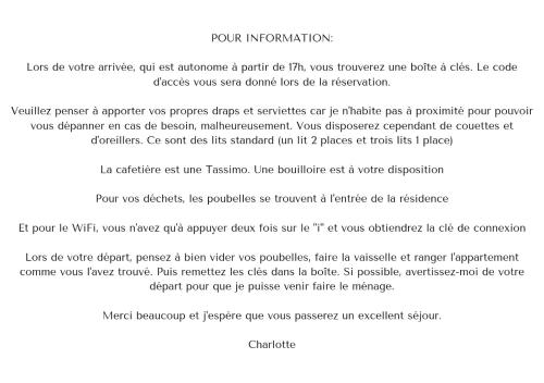 a page of a document with the words unit implementation at Appartement de station rénovée avec parking in Habère-Poche