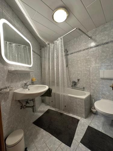 Kylpyhuone majoituspaikassa Mountain chalet