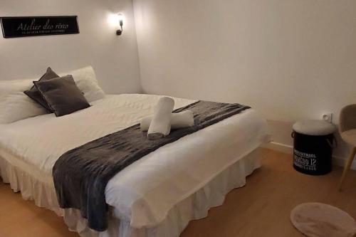 Cama o camas de una habitación en Duplex Cosy