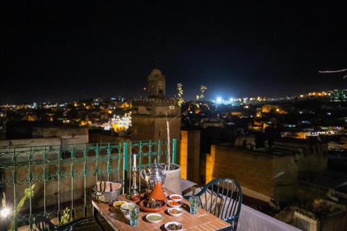 Balkón nebo terasa v ubytování Dar Usham Fes