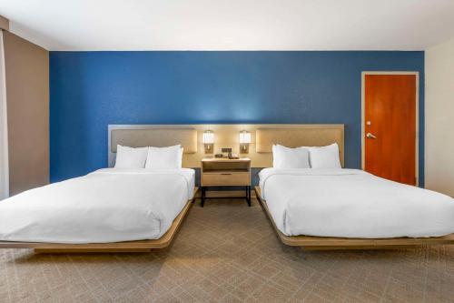 מיטה או מיטות בחדר ב-Comfort Suites Columbia Northeast - Fort Jackson