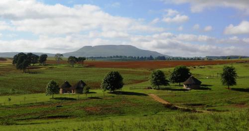 Landskap semula jadi dekat dengan the country house