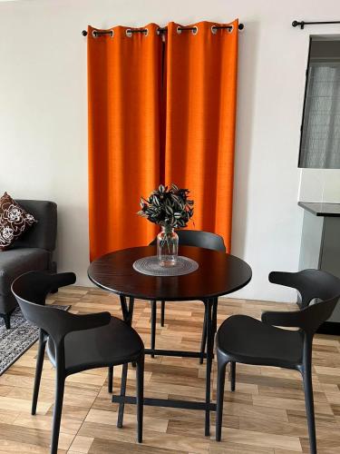 Ruang duduk di Samah Apartments