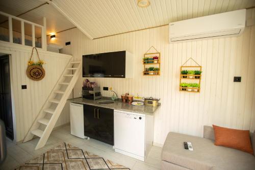 Cucina o angolo cottura di TERAPİ TATİL KÖYÜ