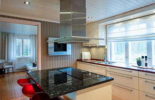 Dapur atau dapur kecil di Skomakerhuset