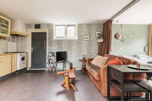 Kuchyň nebo kuchyňský kout v ubytování Bed & Bike Harbour Hoorn