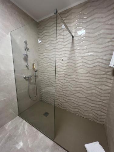 Phòng tắm tại Hotel Ribadouro