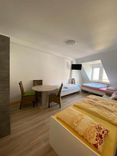 Postel nebo postele na pokoji v ubytování Annie´s Appartements