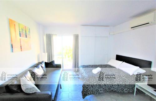 427 Estudio en Minerva Apartamentos -Vista al jardín - Piscina y Playa