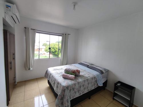 Postel nebo postele na pokoji v ubytování Apto amplo próximo a Prati