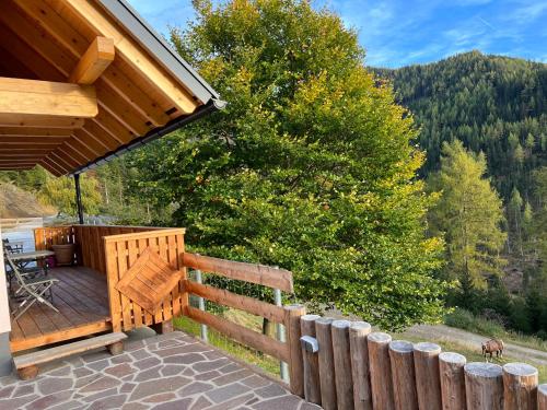 Paisaje cerca de este chalet de montaña
