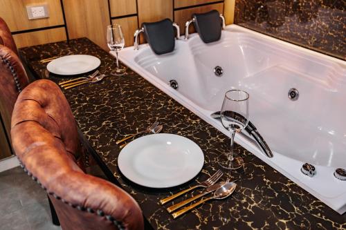 Ein Badezimmer in der Unterkunft One Apartments Laureles