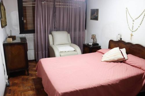 מיטה או מיטות בחדר ב-Casa Royo de Ciudad