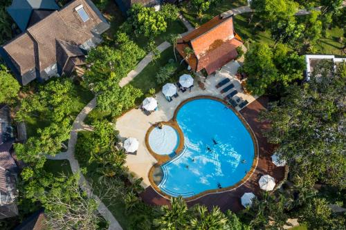 Výhled na bazén z ubytování Tropical Escape: Kamala Beach nebo okolí
