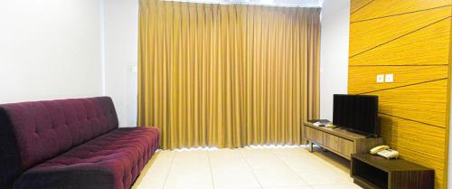 Valore Hotelにあるテレビまたはエンターテインメントセンター