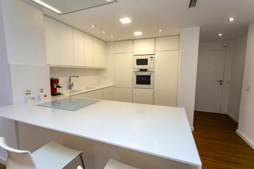 Η κουζίνα ή μικρή κουζίνα στο Cullera Beach Apartment Espacio