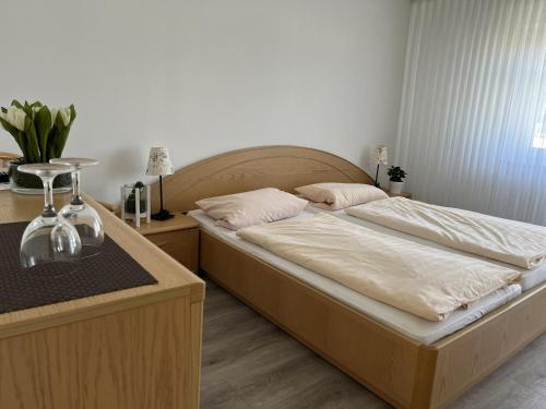 Katil atau katil-katil dalam bilik di Hotel Schnepper