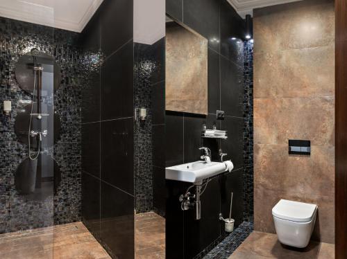 Ένα μπάνιο στο Hotel Spa Laskowo