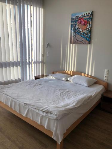 Postel nebo postele na pokoji v ubytování Apartmant in Smart Plaza