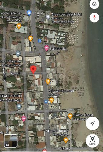 Blue air apartment 1minute from sea, 15 min from the airport ARTEMIS CITY CENTER