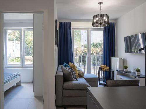 Posedenie v ubytovaní Apartament Smart Kamienica Grochów with free parking