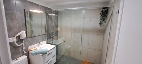 Koupelna v ubytování Casa jablillo 2