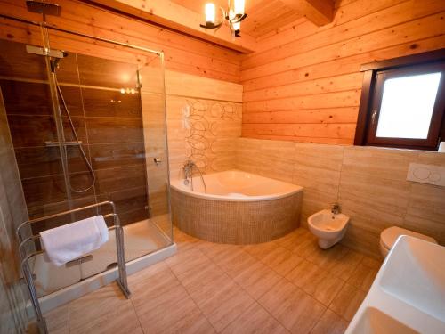 Koupelna v ubytování SKI CIERNY BALOG