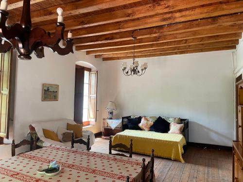 Posezení v ubytování Casa Rural para descansar piscina cerca
