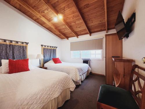 Krevet ili kreveti u jedinici u okviru objekta Hotel Geronimo