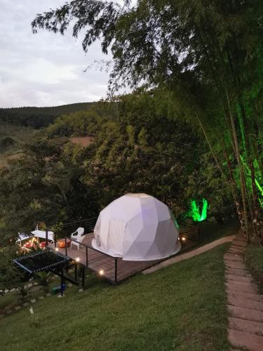 Paisaje cerca de este camping