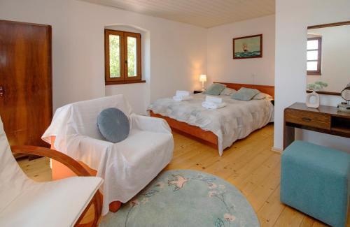 Postel nebo postele na pokoji v ubytování Vranici Home