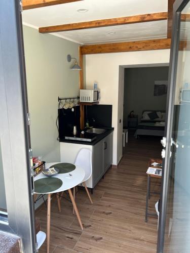 Kuchyň nebo kuchyňský kout v ubytování Pozzuoli B&B exSofer