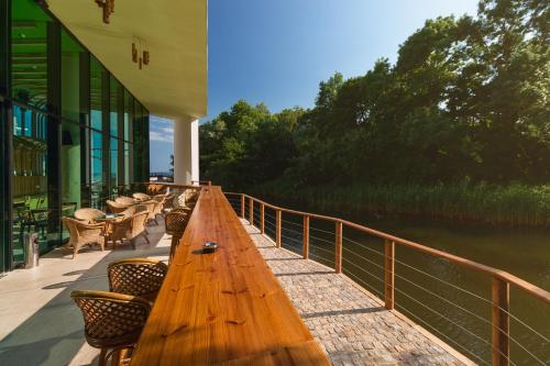Hotel Gergana - Ultra All Inclusiveにあるバルコニーまたはテラス