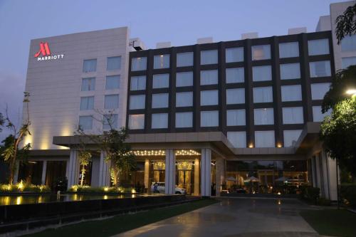 a rendering of the front of the hotel at Indore Marriott Hotel in Indore