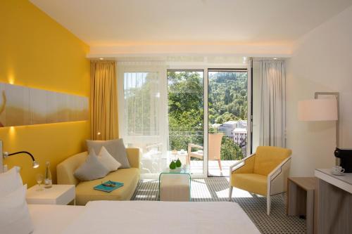 Posezení v ubytování Sonnenhof Hotel & Spa