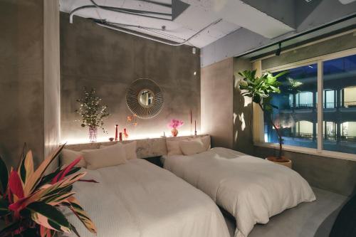 Ліжко або ліжка в номері THE KAMAKURA＋LIVING - Vacation STAY 62510v